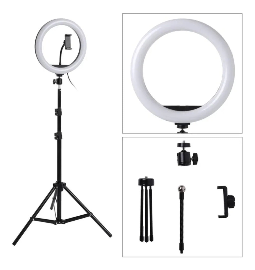 Aro de Luz LED 33 cm + Trípode