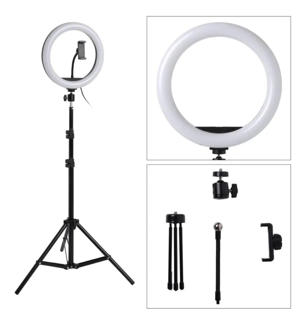 Aro de Luz LED 33 cm + Trípode