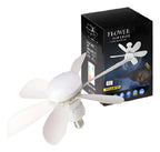 Bombillo Ventilador de techo con Luz LED Regulable y Control Remoto