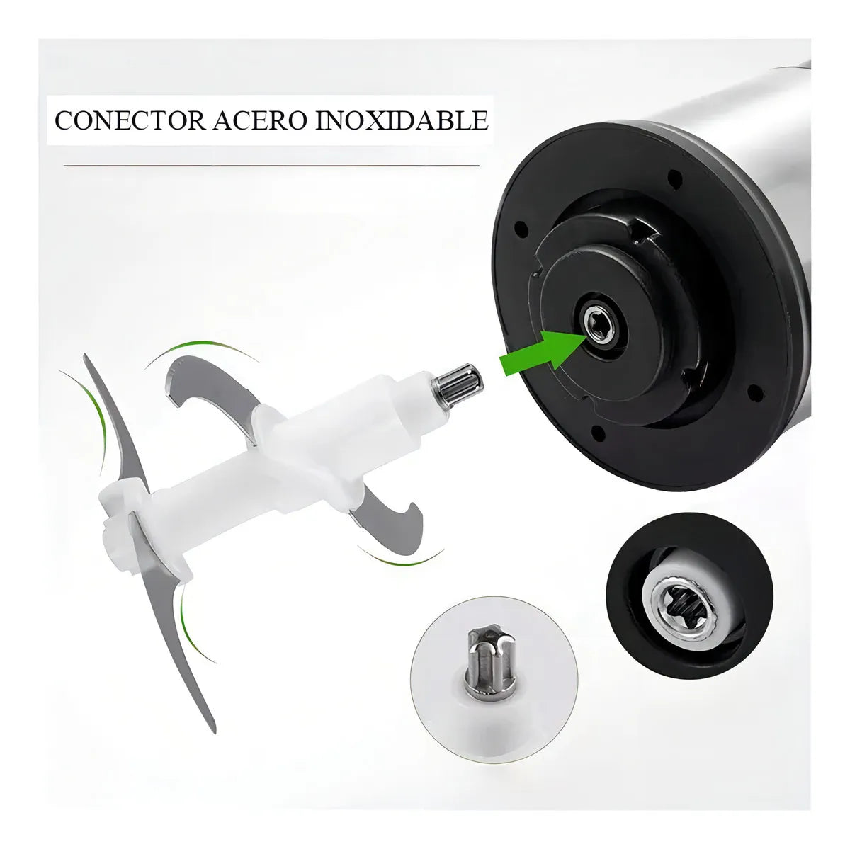 Picador/ Procesador Eléctrico Sokany 4 Litros 800 W – Acero Inoxidable