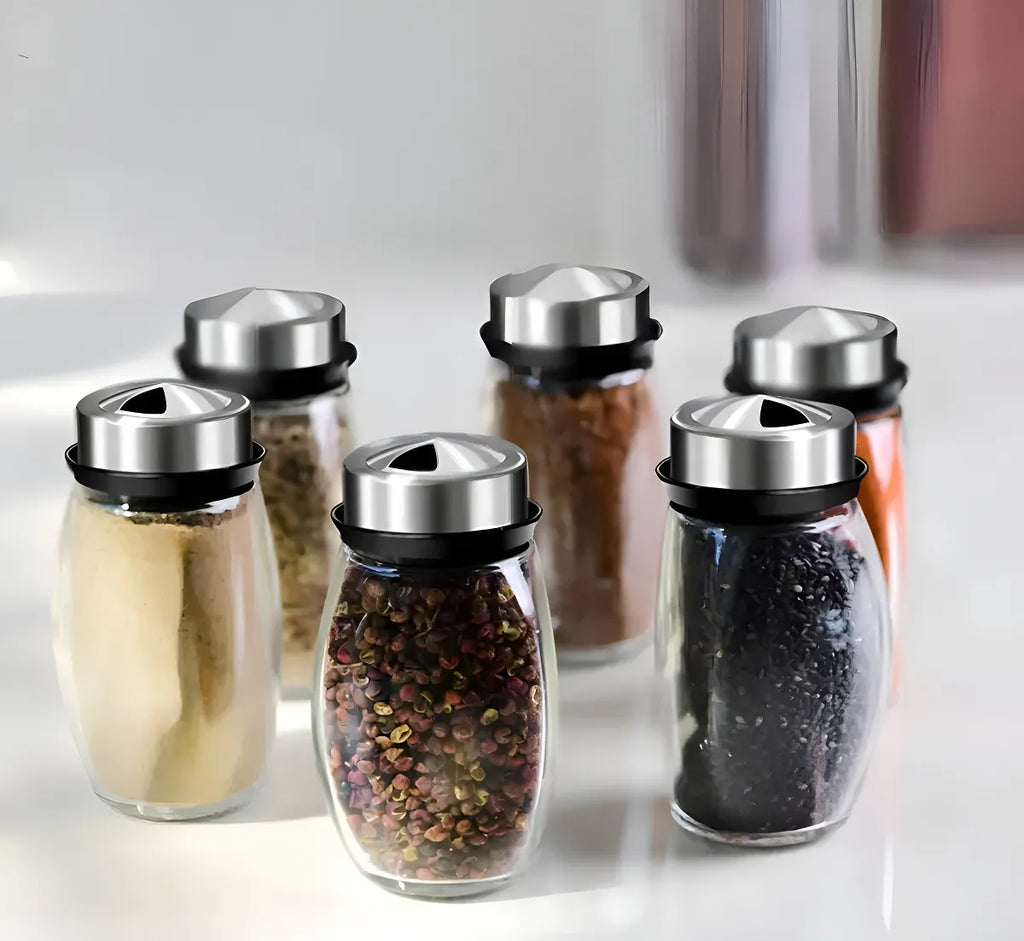 Set Condimentero Especiero Giratorio × 6