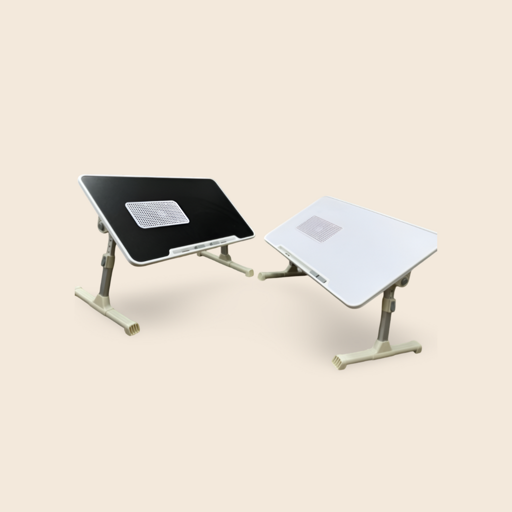 Mesa Portátil Plegable con Ventilador Integrado