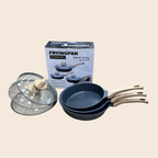 Set de Sartenes 3 piezas con Tapas