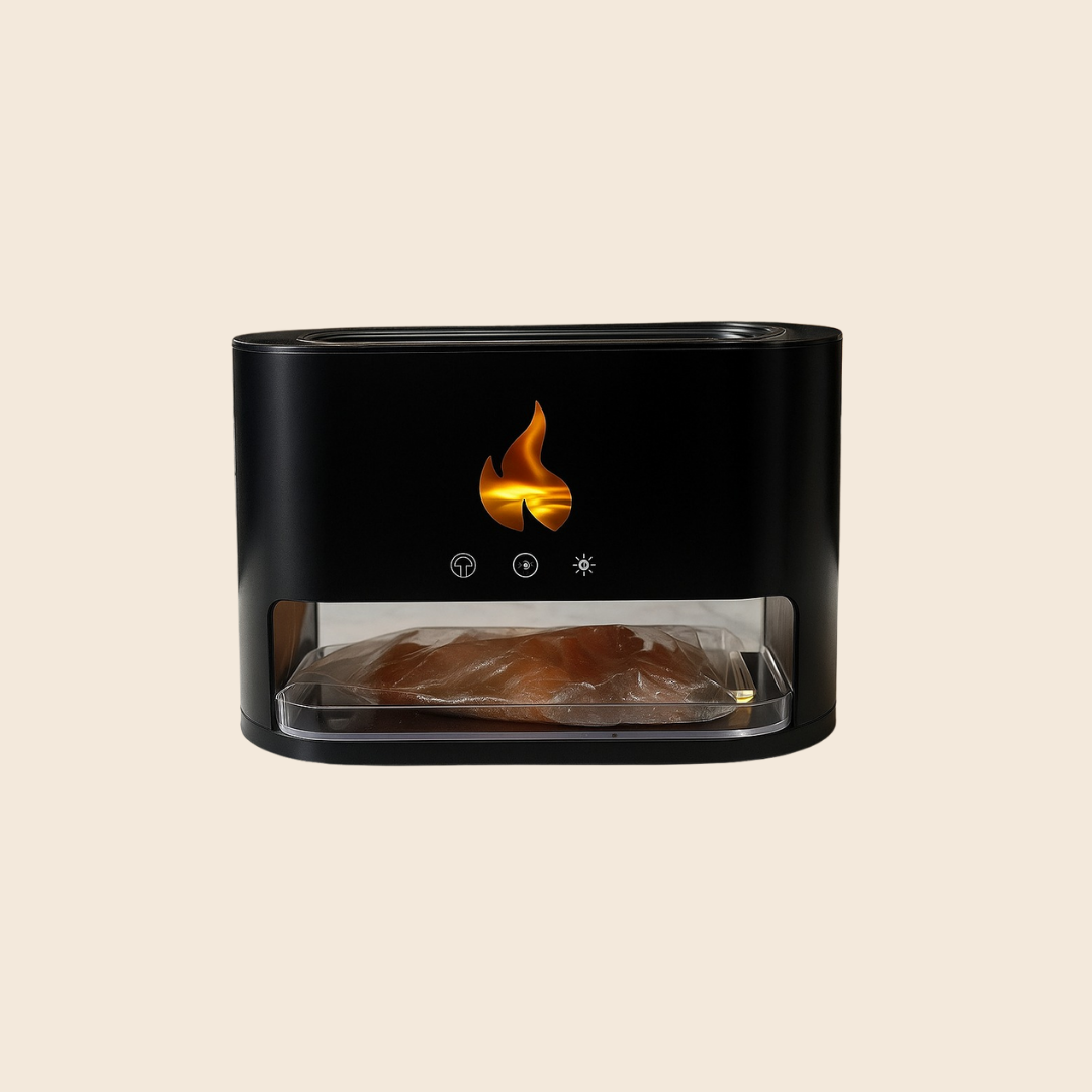 Humificador Difusor de Aromas Efecto Piedras “Chimenea”