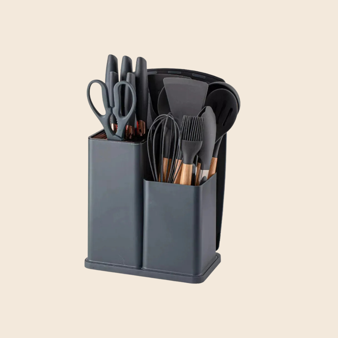 Set de Utensilios de Cocina 19 Piezas – Silicona