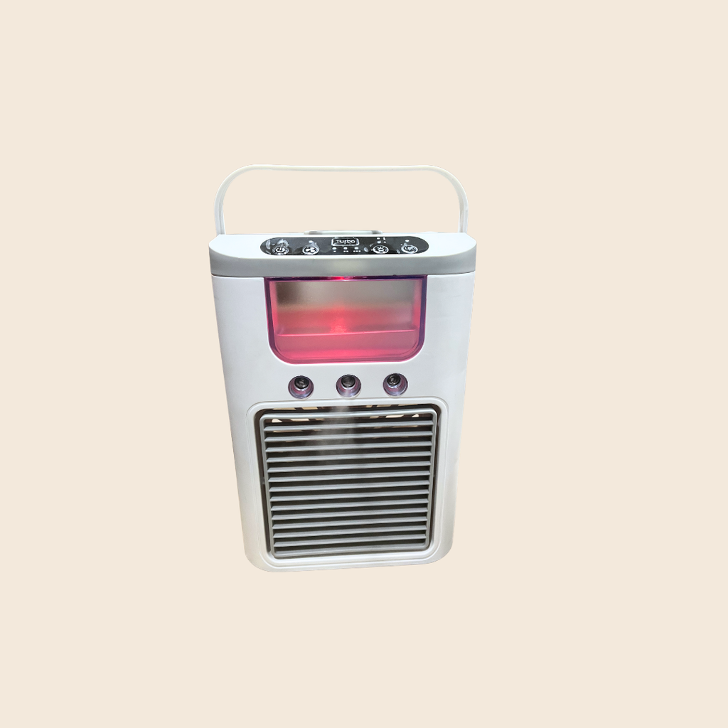 Humidificador con Luces LED y Ventilador Integrado – 3 en 1