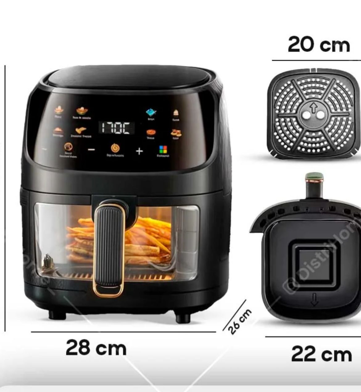 Freidora de Aire 10 Lt