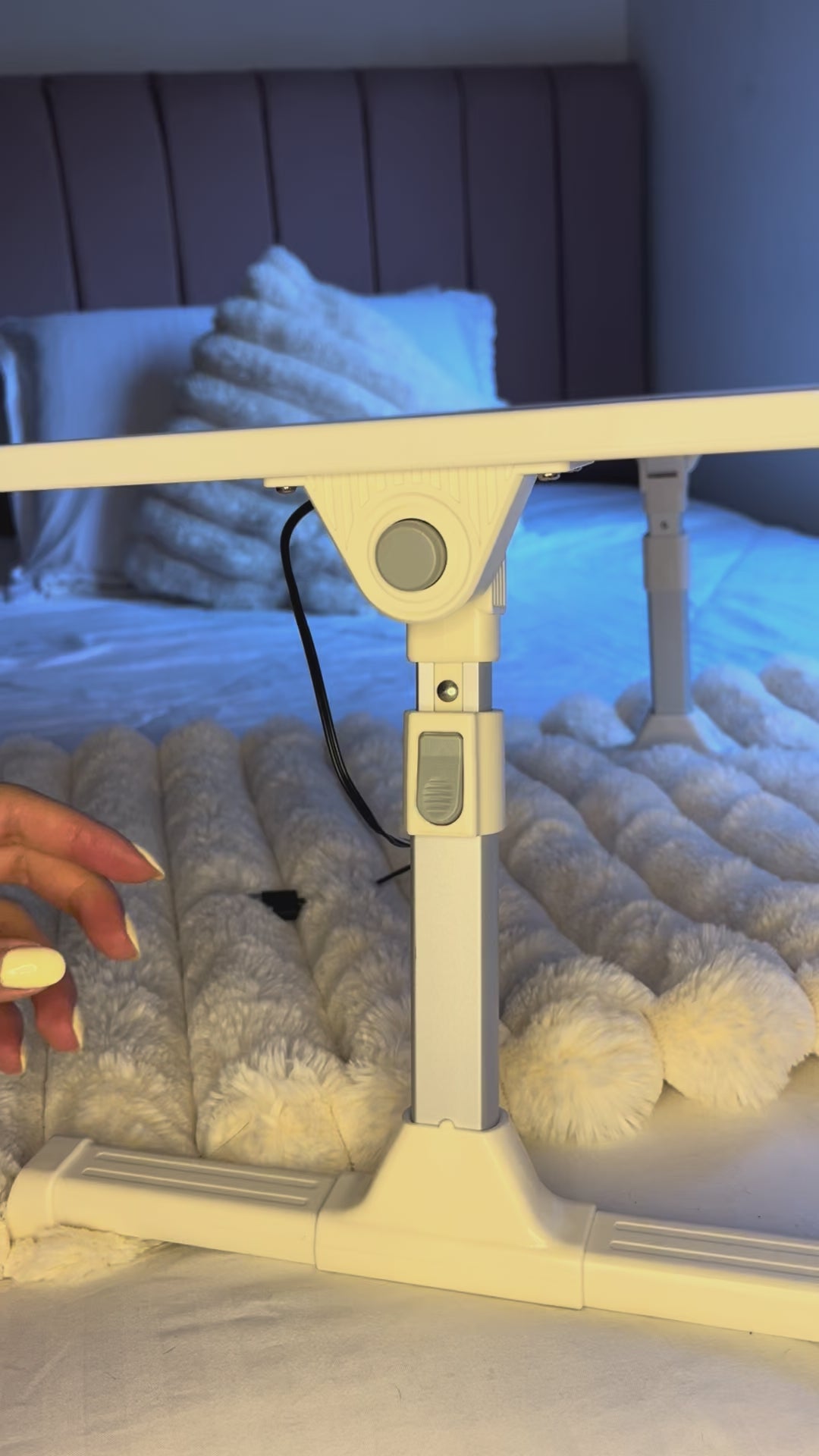 Mesa Portátil Plegable con Ventilador Integrado